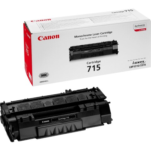 CARTOUCHE DE TONER CANON 715 NOIR - 3000 PAGES 1975B002AA